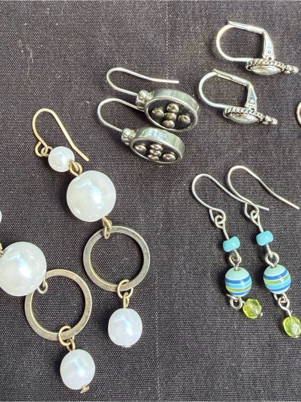 Small lot pierced dangle Earrings - Unbranded